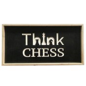 Wholesale - 31.5"x16" CHESS LL&P ENGRAVED MDF W/ WOOD FRAME C/P 4, UPC: 651961792840